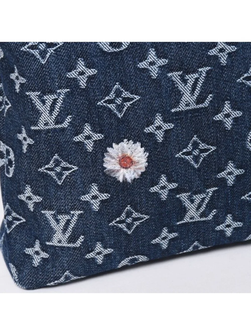 Louis Vuitton Handbag Clutch Pochette Voyage Monogram Denim